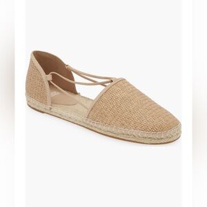 Eileen Fisher Lee Espadrille Flat Sandal Size 8.5 Minimalist Casual Summer